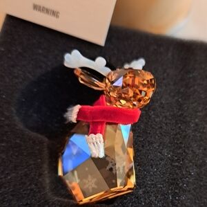 RARE Mint Swarovski 2014 Lovlots reindeer MO 5059025 w box and COA